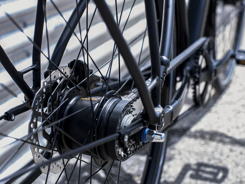 Trek District 3 Equipped Hybrid Bike in Black-3